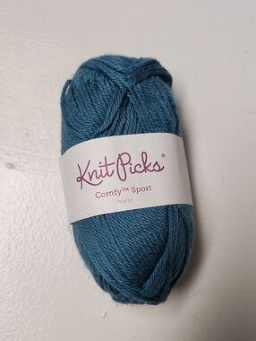 FREE ADD ON! Knit Picks Comfy Sport Yarn - Teal Marlin